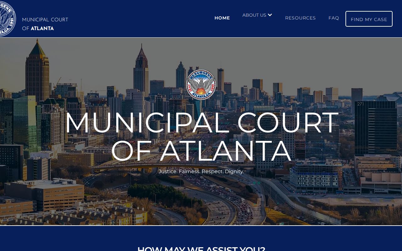 Atlanta Municipal Court official case, FTA, forms, and payment links